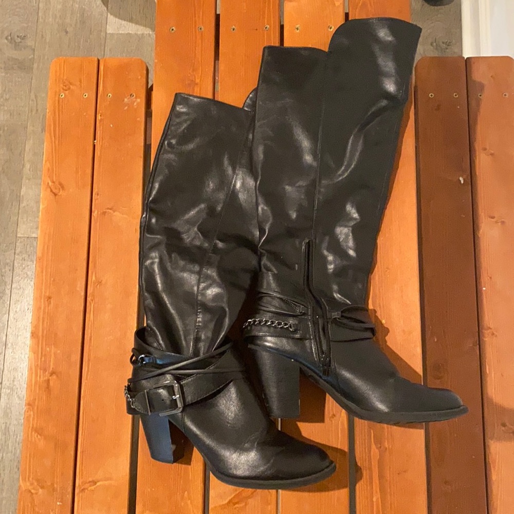 Pink & Pepper Author Over the Knee Boots